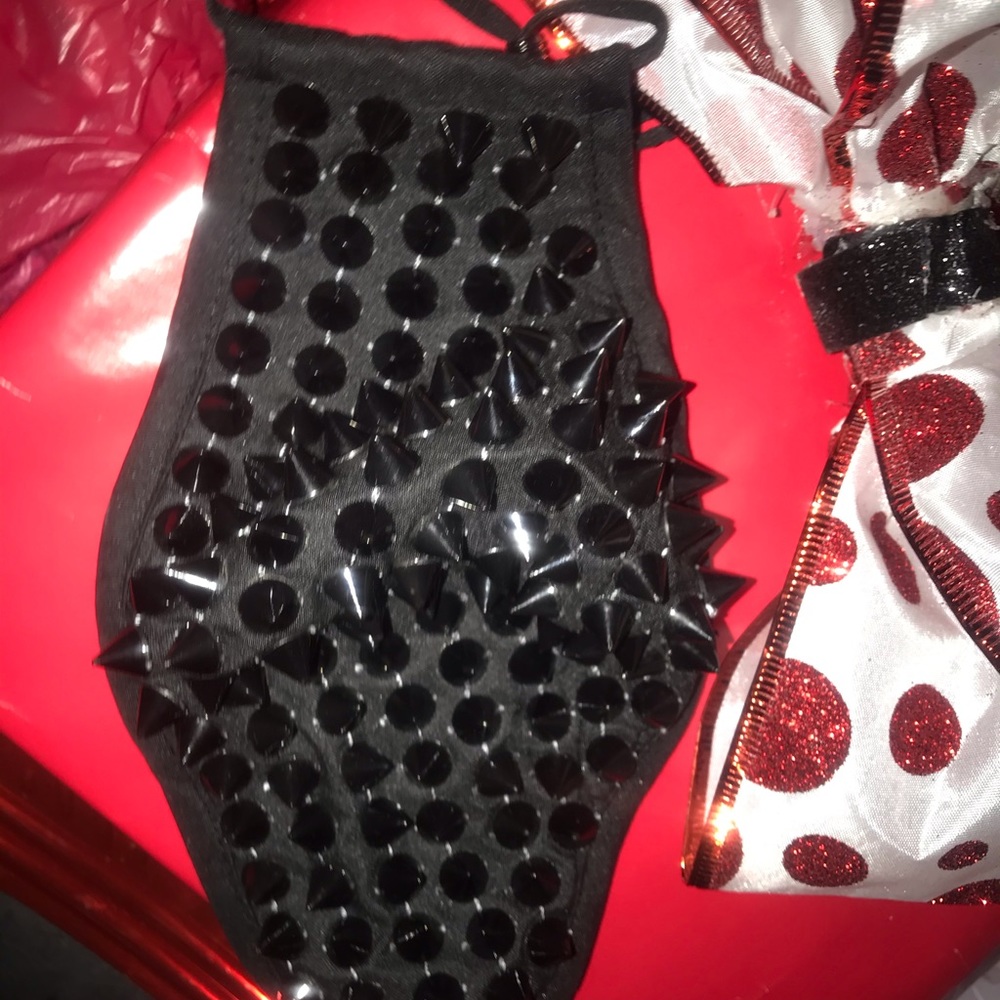 Black Studs  Face Mask